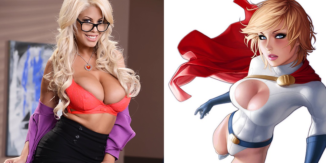 7. Bridgette B. as Power Girl
